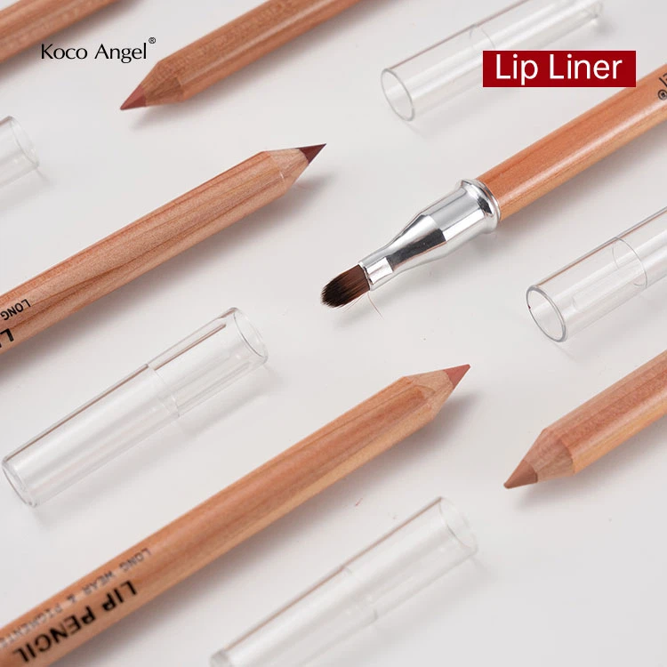 Wood Lipliner With Brush Wood Lipliner With Brush